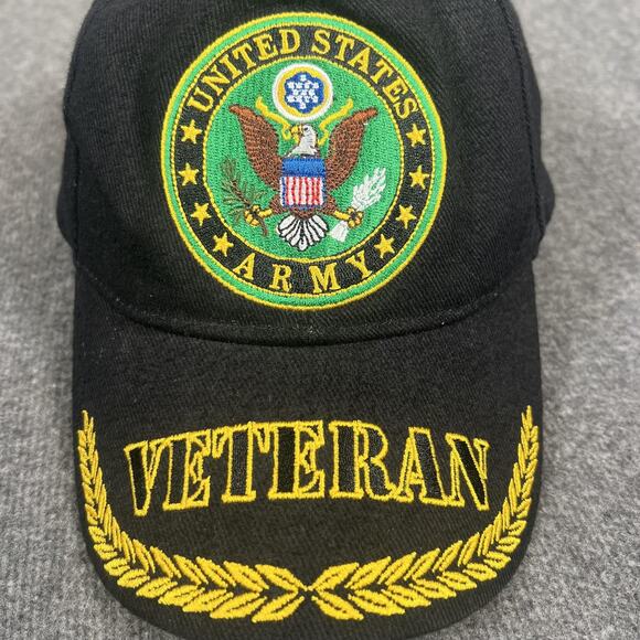 United States Army Hat Cap Strap Back Mens Scrambled Eggs Veteran Military - Picture 3 of 12